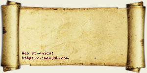 Olga Mladić vizit kartica